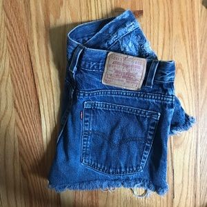 high waisted Levi shorts